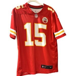 Nike NFL Kansas City Chiefs Patrick Mahomes Red Jersey Men's Size Medium Used